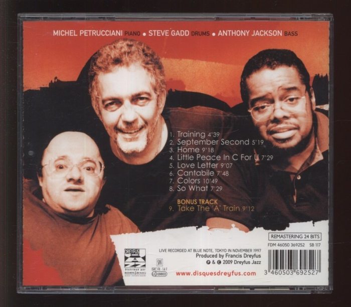 Michel Petrucciani, Steve Gadd, Anthony Jackson - Trio In Tokyo (CD)
