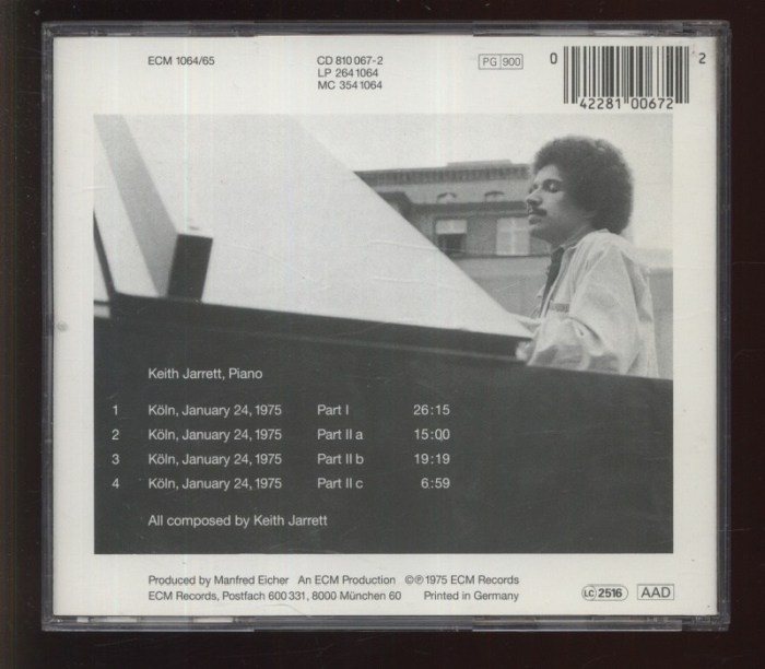 Keith Jarrett - The Köln Concert (CD)