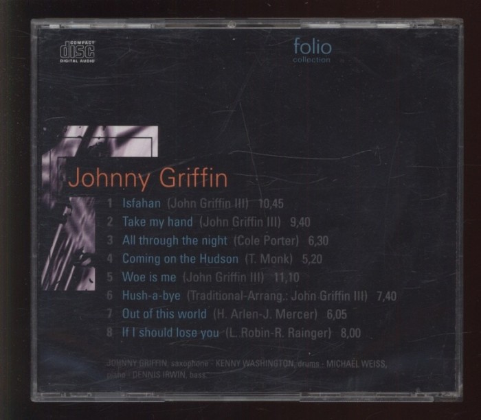 Johnny Griffin - The Jazz Masters - 100 Years Of Swing (CD)