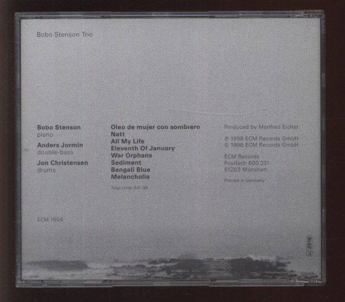 Bobo Stenson Trio - War Orphans (CD)