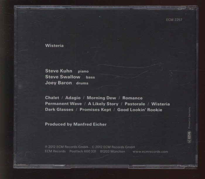 Steve Kuhn Trio - Wisteria (CD)
