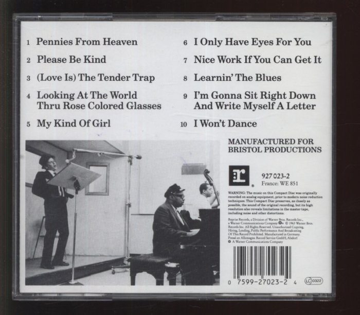 Frank Sinatra and Count Basie and his Orchestra - Sinatra - Basie (CD)