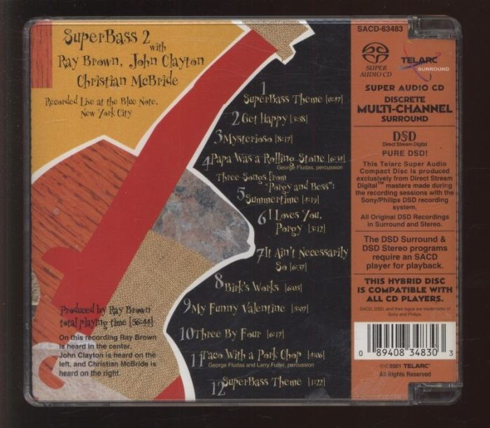 Ray Brown, John Clayton, Christian McBride - SuperBass 2 (SACD)