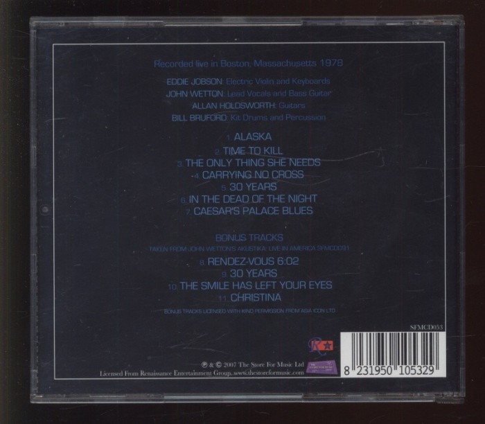 UK - Live In America (CD)