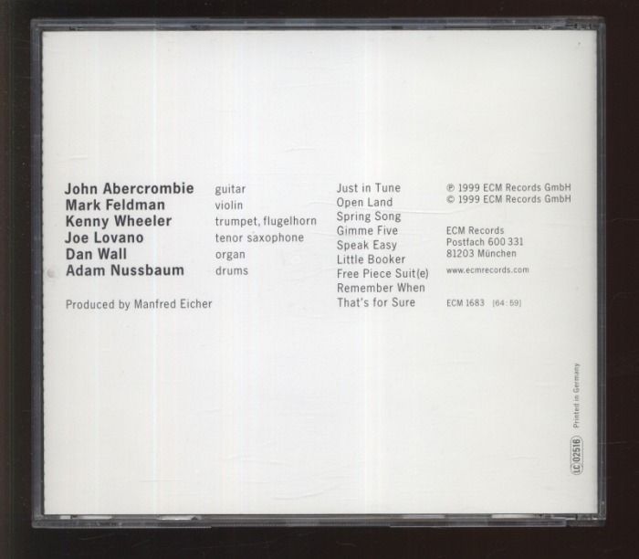 John Abercrombie - Open Land (CD)