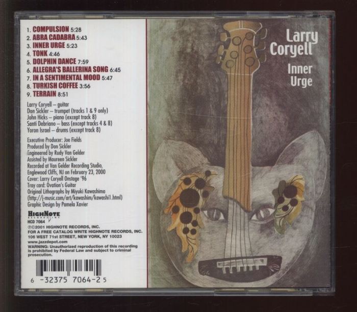 Larry Coryell - Inner Urge (CD)