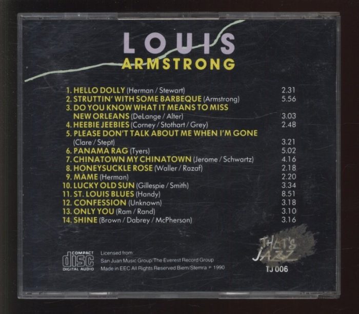 Louis Armstrong - Hello Dolly (And Other Gerat Jazz Hits) (CD)