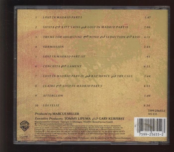 Miles Davis; Marcus Miller - Music From Siesta (CD)