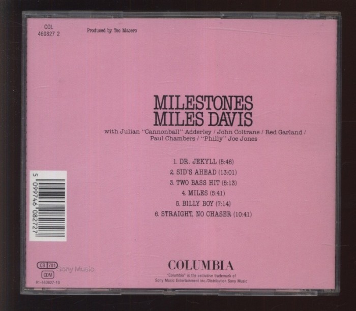 Miles Davis - Milestones (CD)