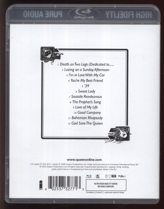 Queen - A Night At The Opera (Blu-ray; High Fidelity Pure Audio - No Video Content)