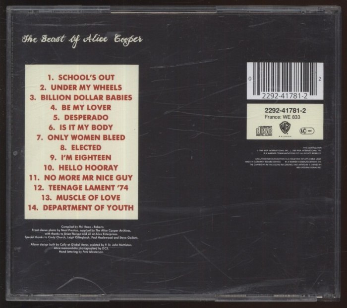 Alice Cooper - The Beast Of Alice Cooper (CD)