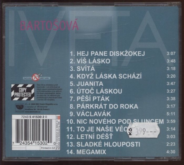 Iveta Bartošová - Hej pane diskžokej (CD)