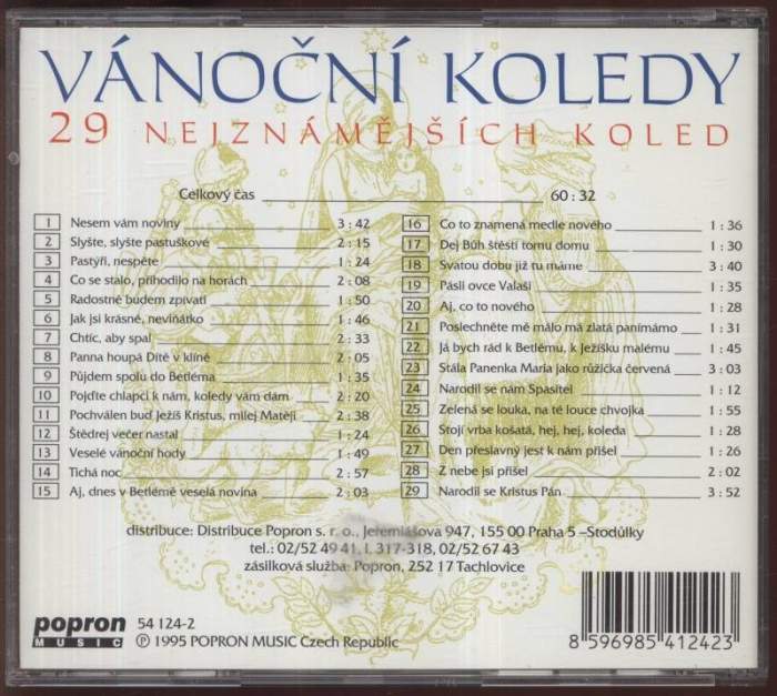 Various Artists - Vánoční koledy (29 nejznámějších koled) (CD)