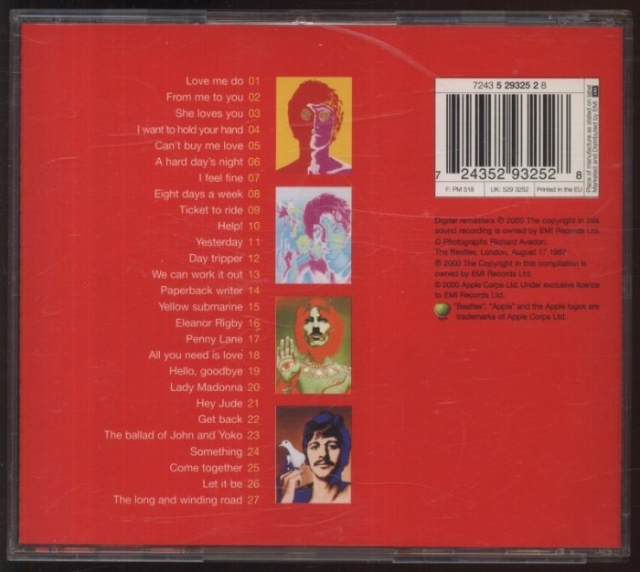 Beatles, The - 1 - 27 No.1 singles on 1 CD (CD)