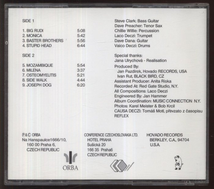 Laco Deczi - Cellula / New York (CD)
