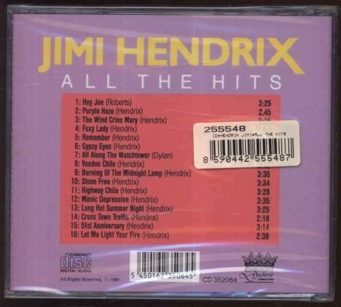 Jimi Hendrix - All The Hits (CD)