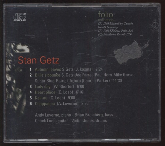 Stan Getz - Jazz Masters - 100 Anos de Swing (CD)