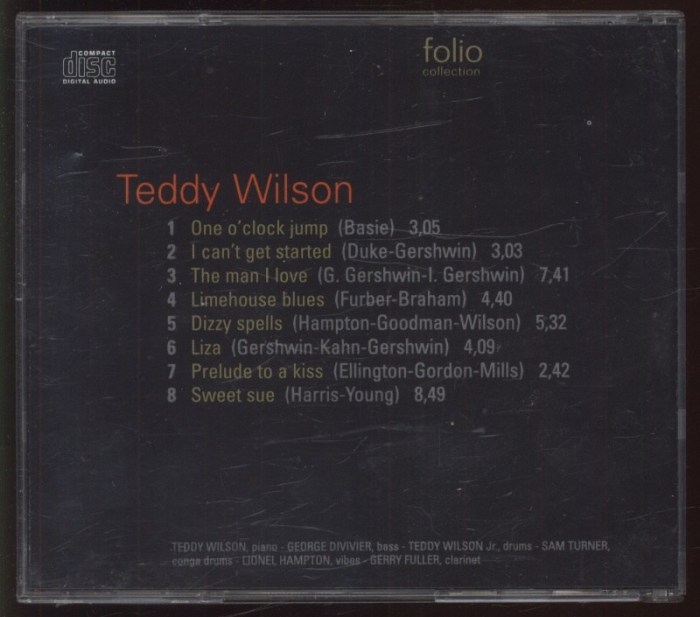 Teddy Wilson - Jazz Masters - 100 Anos de Swing (CD)