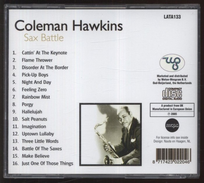 Coleman Hawkins - Sax Battle (CD)