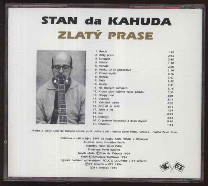 Stan da Kahuda - Zlatý prase (CD)