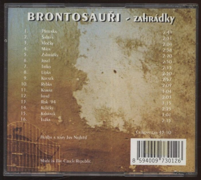 Brontosauři - Zahrádky (CD)