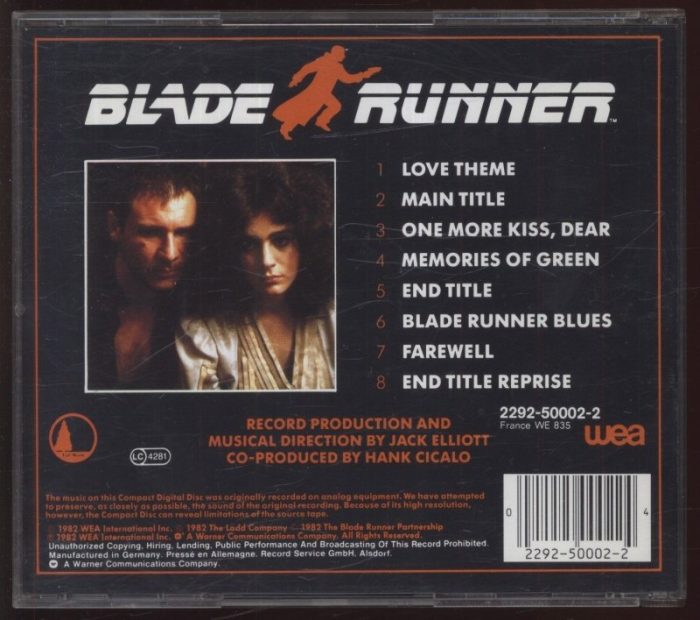 New American Orchestra, The - Blade Runner (Orchestral Adaptation Of Music Composed For The Motion Picture By Vangelis) (CD)