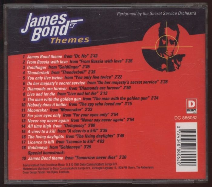 Secret Service Orchestra, The - James Bond Themes (CD)