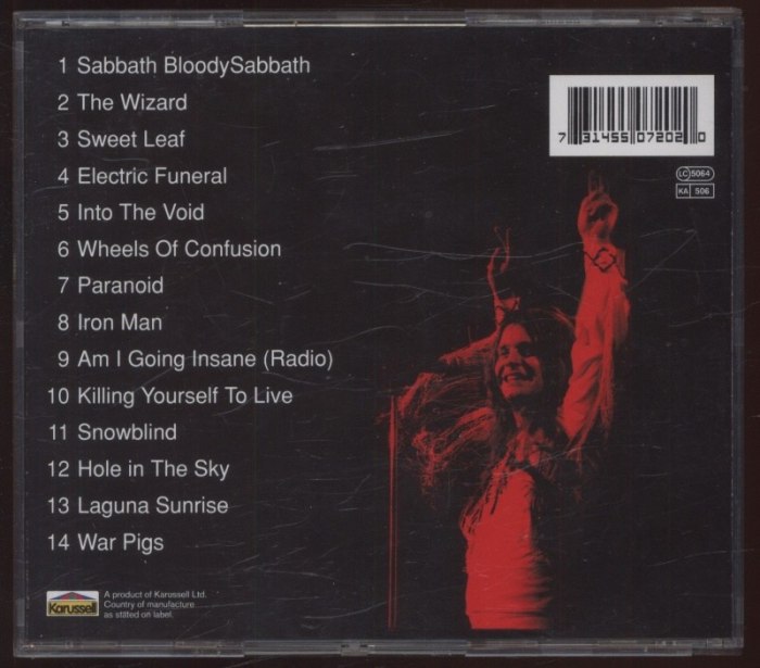Black Sabbath - Iron Man (CD)