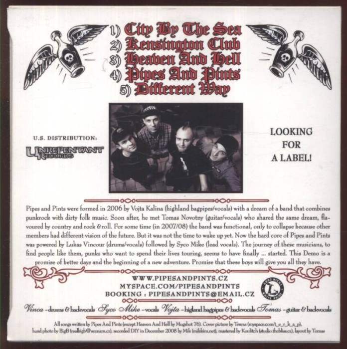 Pipes And Pints - Punkrock With Highland Bagpipes (CD)