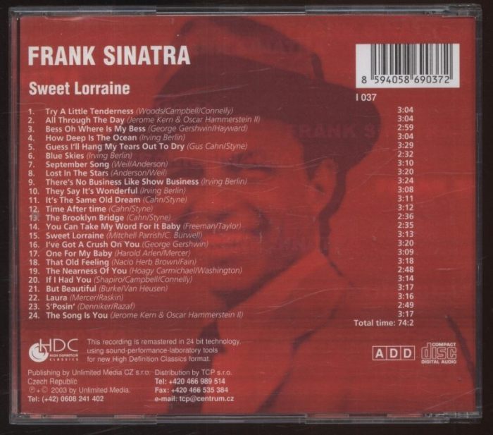 Frank Sinatra - Sweet Lorraine (CD)