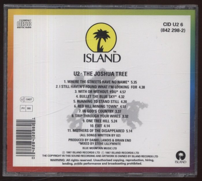 U2 - The Joshua Tree (CD)