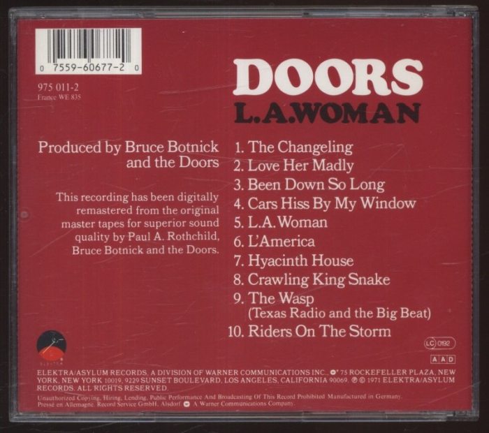 Doors - L.A. Woman (CD)