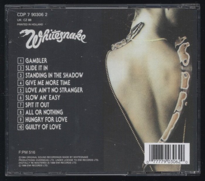 Whitesnake - Slide It In (CD)
