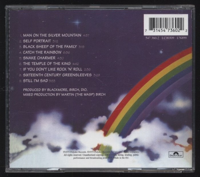 Rainbow - Ritchie Blackmore's Rainbow (CD)