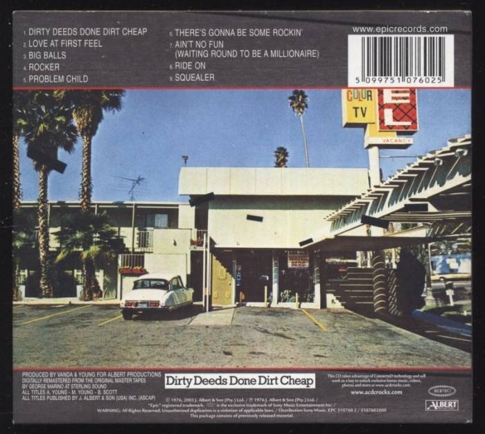 AC/DC - Dirty Deeds Done Dirt Cheap (CD)