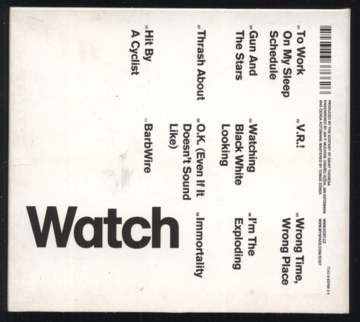 The Ecstasy Of Saint Theresa - Watching Black (CD)