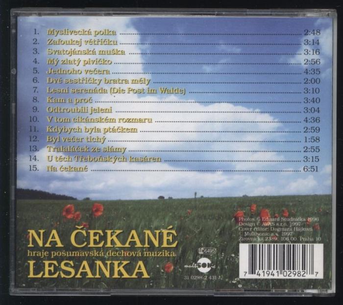 Lesanka - Na čekané - hraje pošumavská dechová muzika (CD)
