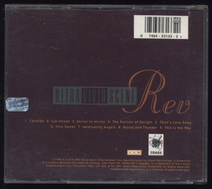 Ultra Vivid Scene - Rev (2CD)