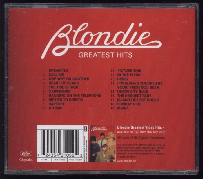 Blondie - Greatest Hits (CD)