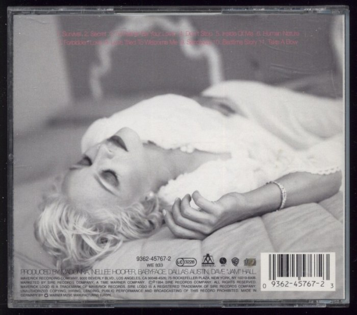 Madonna - Bedtime Stories (CD)