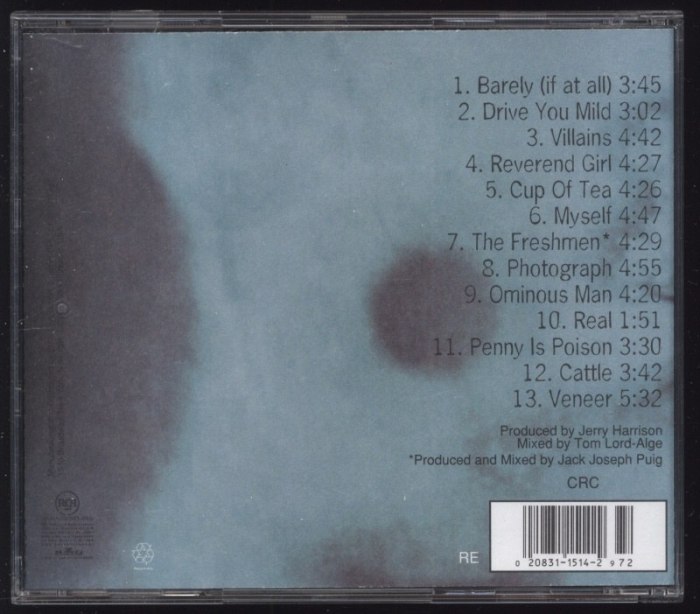 Verve Pipe, The - Villains (CD)