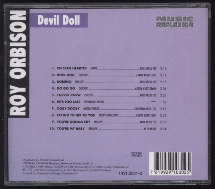 Roy Orbison - Devil Doll (CD)