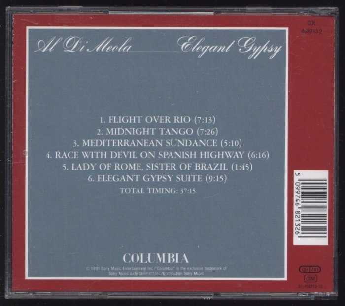Al Di Meola - Elegant Gypsy (CD)