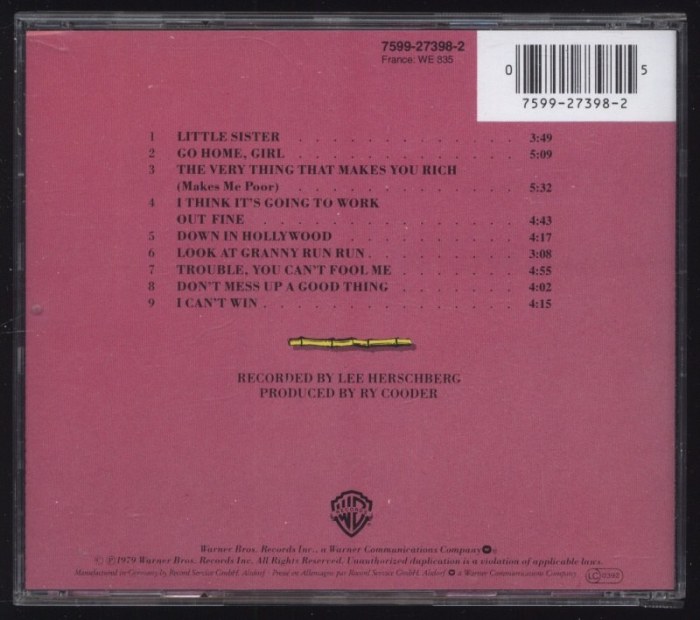 Ry Cooder - Bop Till You Drop (CD)
