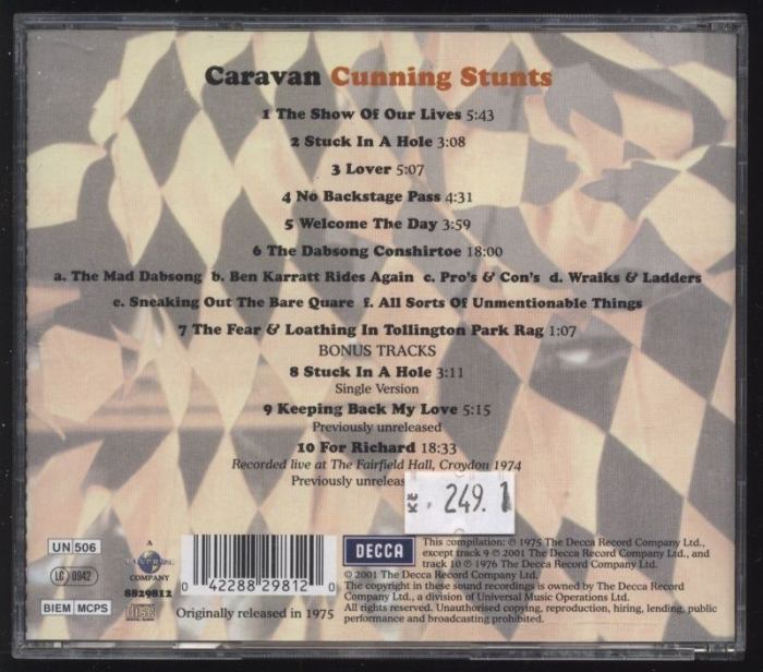 Caravan - Cunning Stunts (CD)