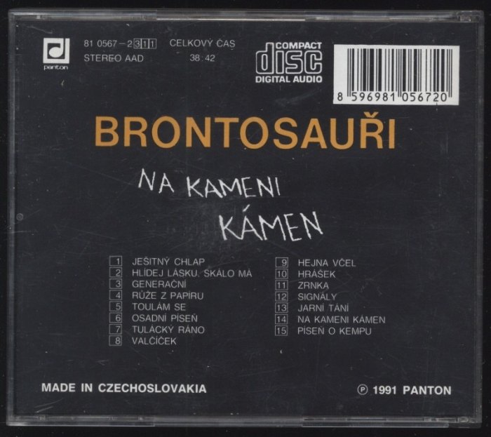 Brontosauři - Na kameni kámen (CD)