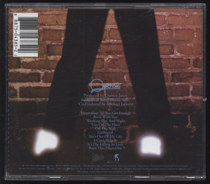 Michael Jackson - Off The Wall (CD)