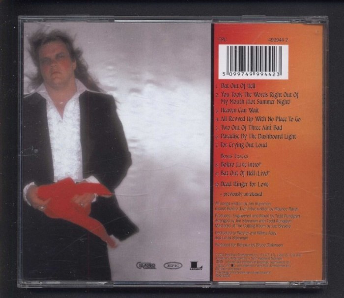 Meat Loaf - Bat Out Of Hell (CD)