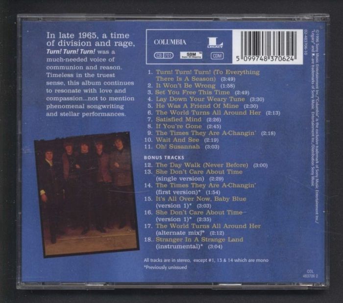 The Byrds - Turn! Turn! Turn! (CD)