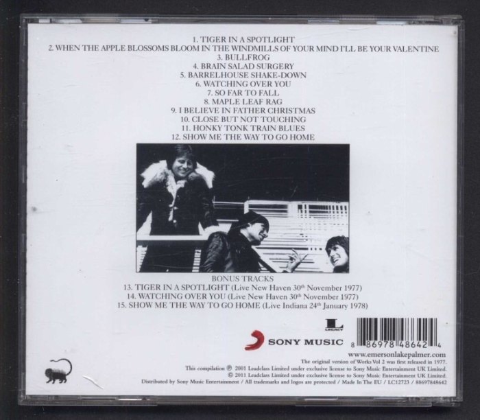 Emerson, Lake a Palmer - Works Volume 2 (CD)